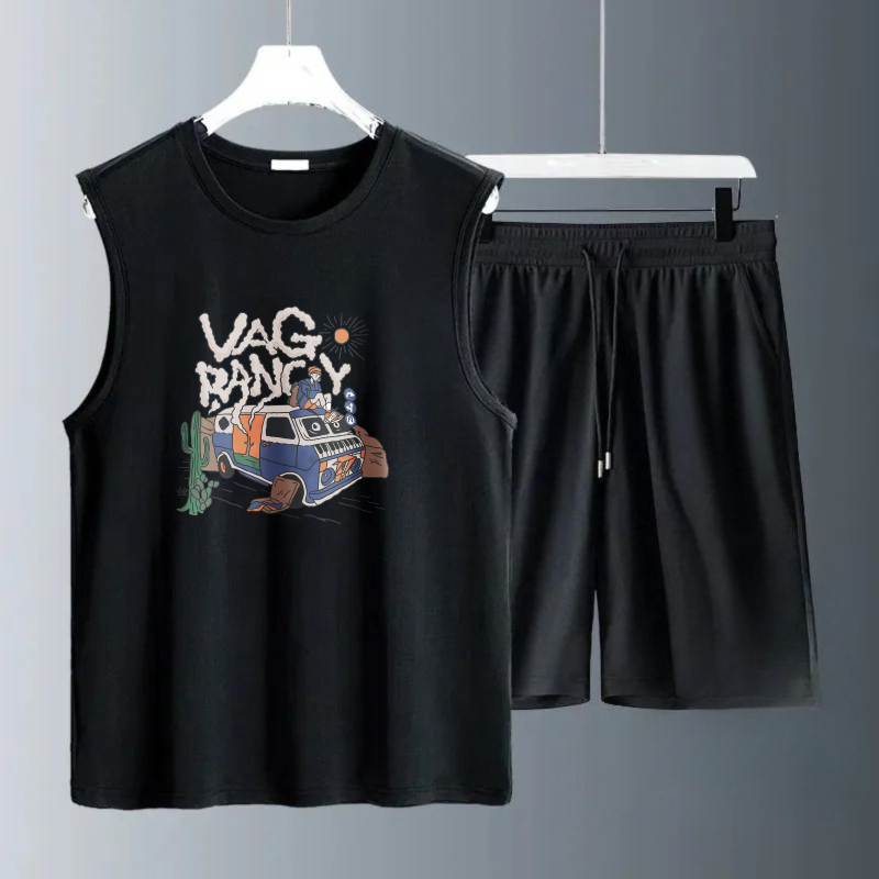 Summer Clothing Mens - Мужские комплекты майок 2026 года, летние,