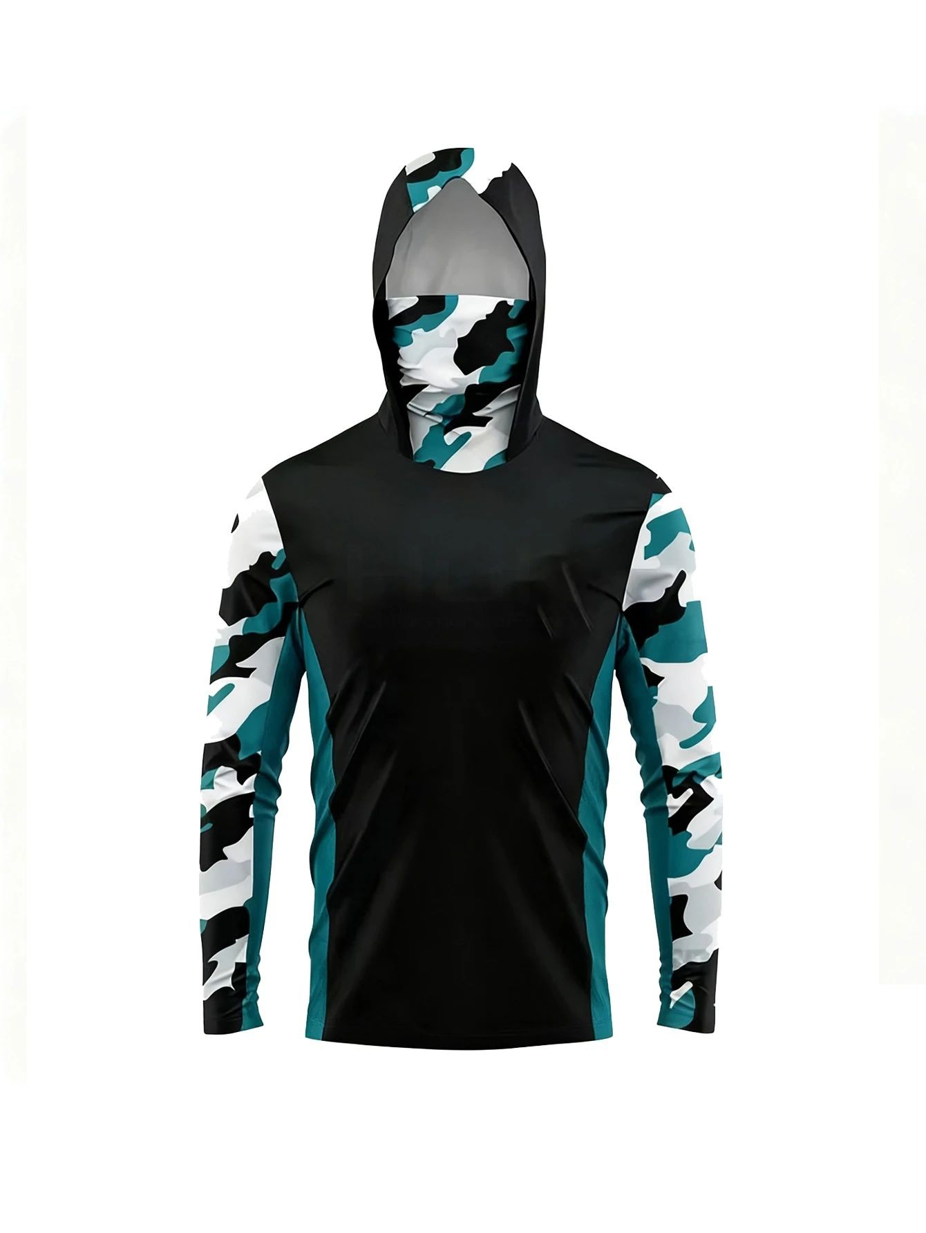 Summer Clothing Mens - Мужская рубашка с капюшоном для рыбалки