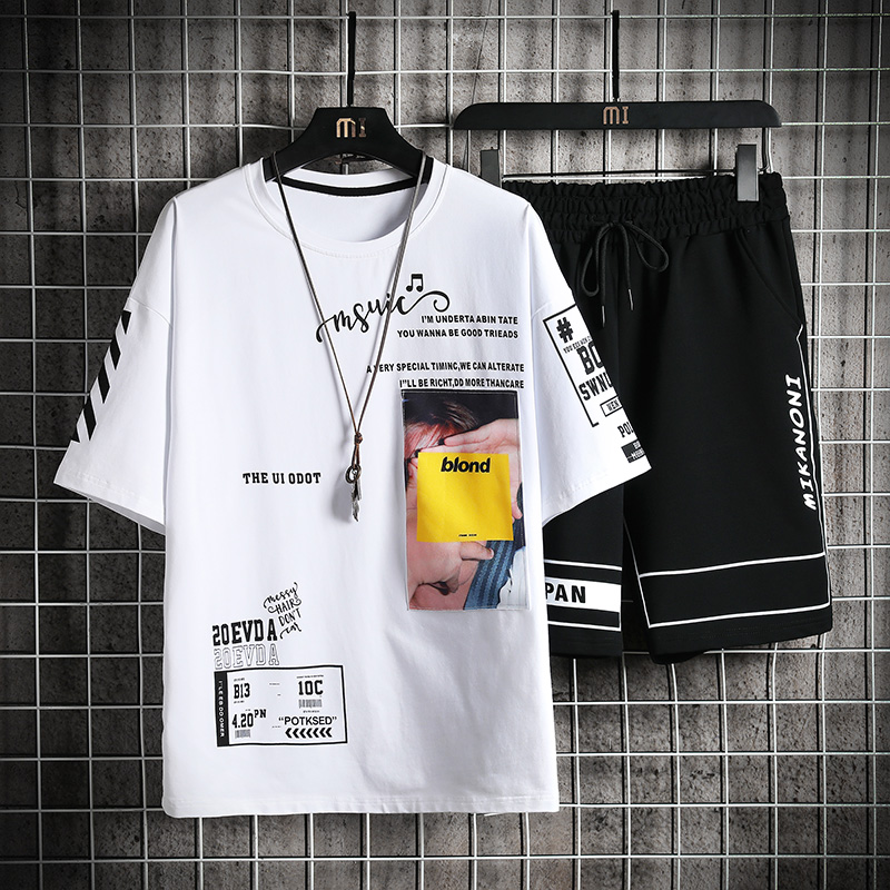 Summer Clothing Brand Names - Новый мужской летний спортивный костюм с