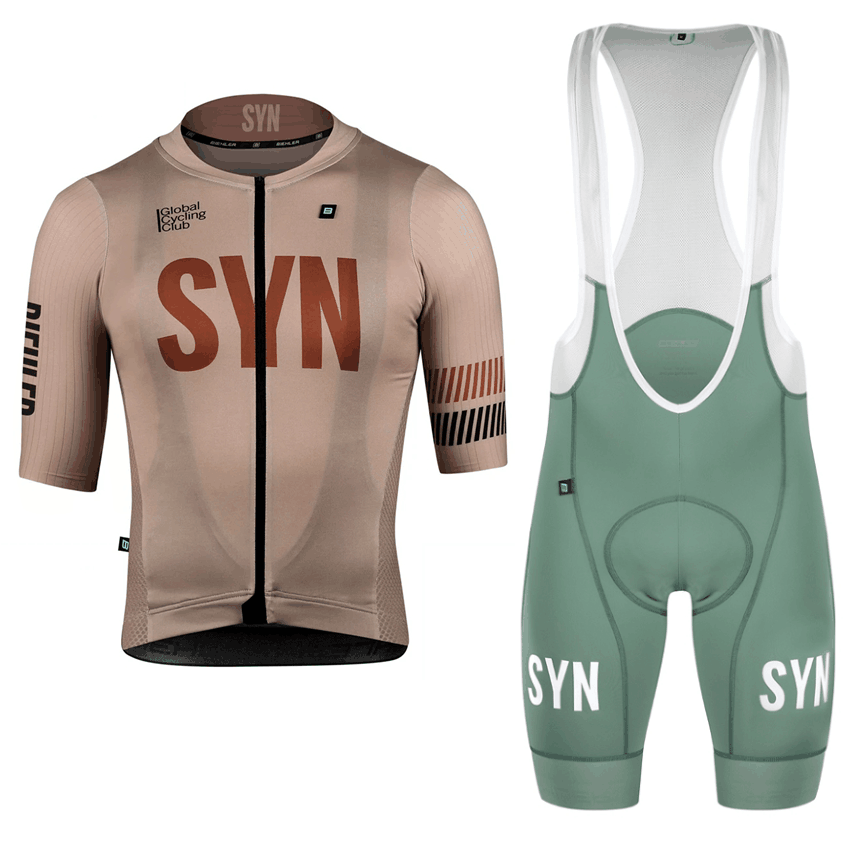 Summer Clothing Men Sale - Синхронная коричневая одежда для велоспорта, Мужская