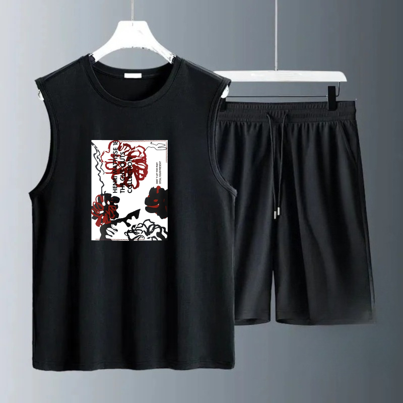 Summer Clothing Mens - Мужские комплекты майок 2026 Лето Быстросохнущий