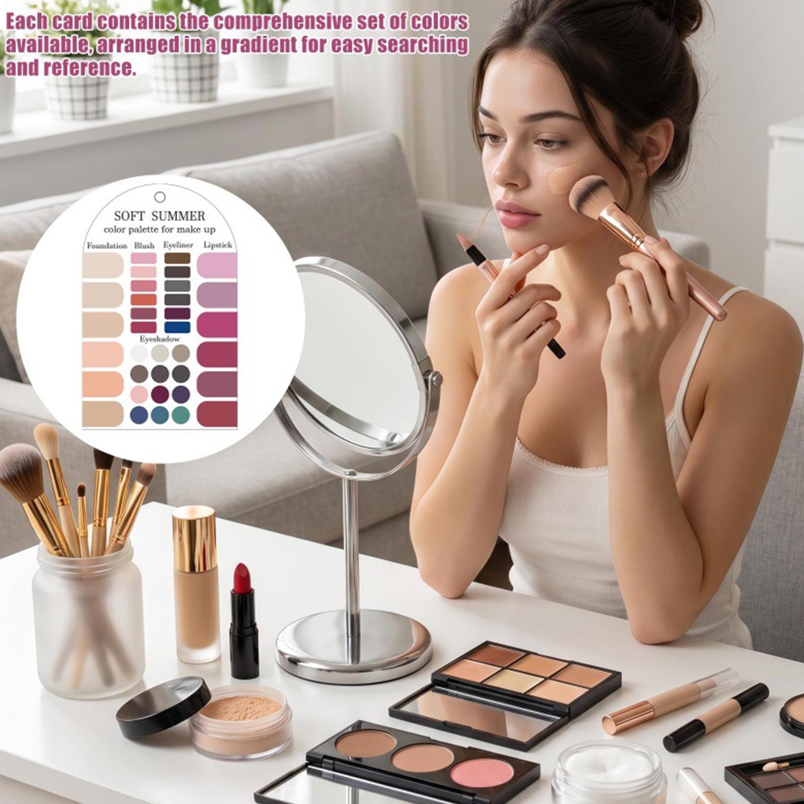 Summer Clothing Color Palette - Карточка с палитрой мягких летних цветов,