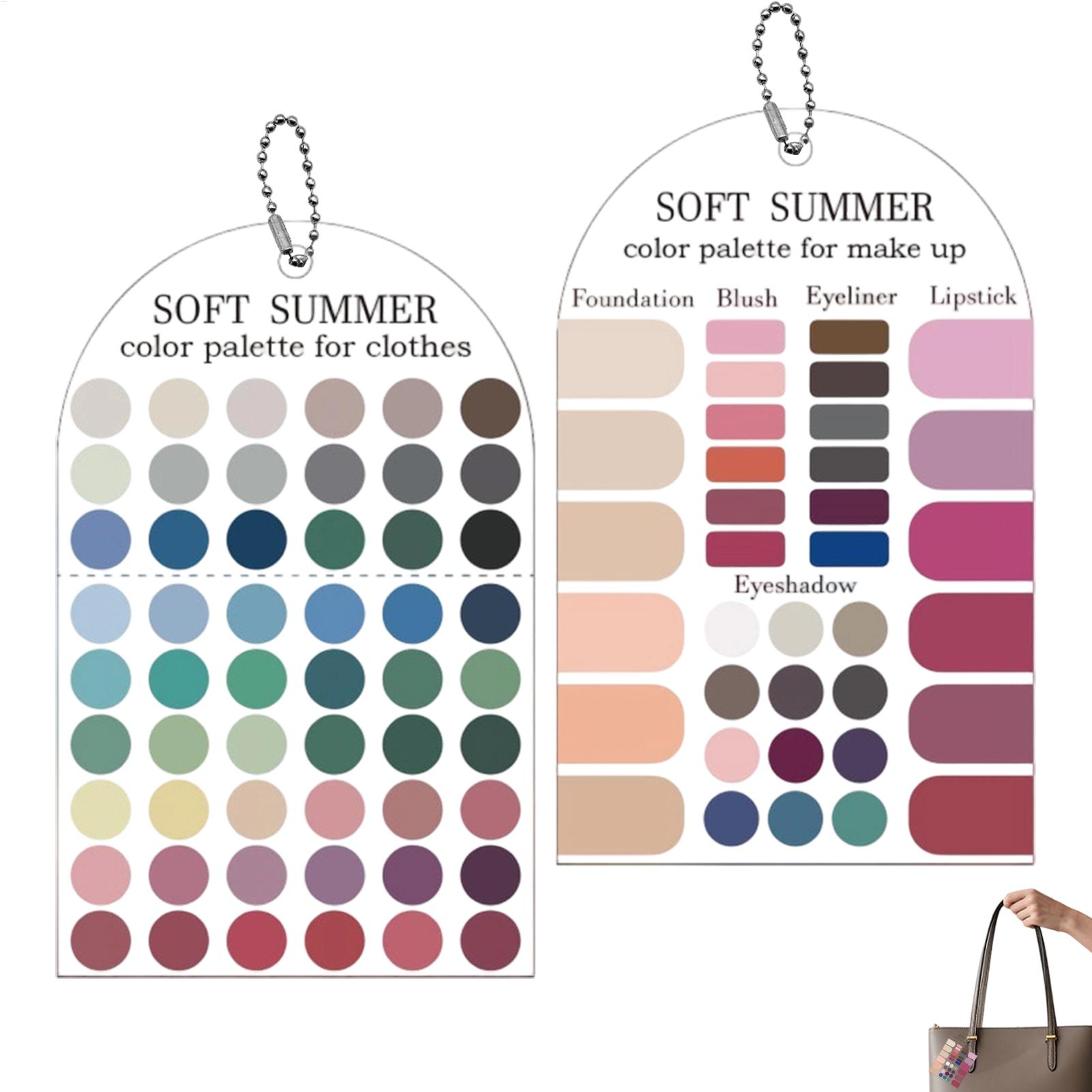 Summer Clothing Color Palette - Летняя палитра цветов (2 шт.): Акриловая