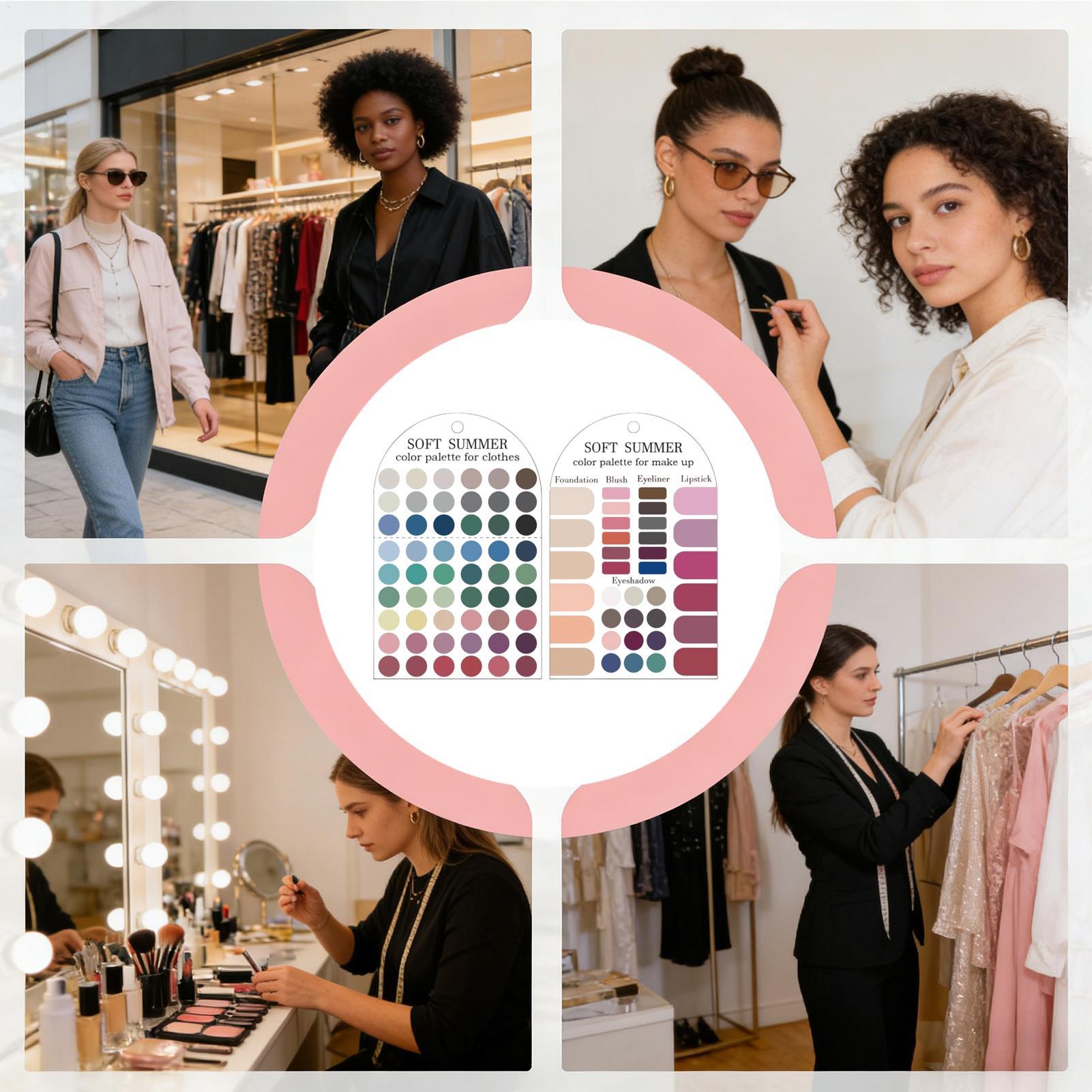 2 штуки акриловой сезонной пал – обзор и цена Summer Clothing Color Palette