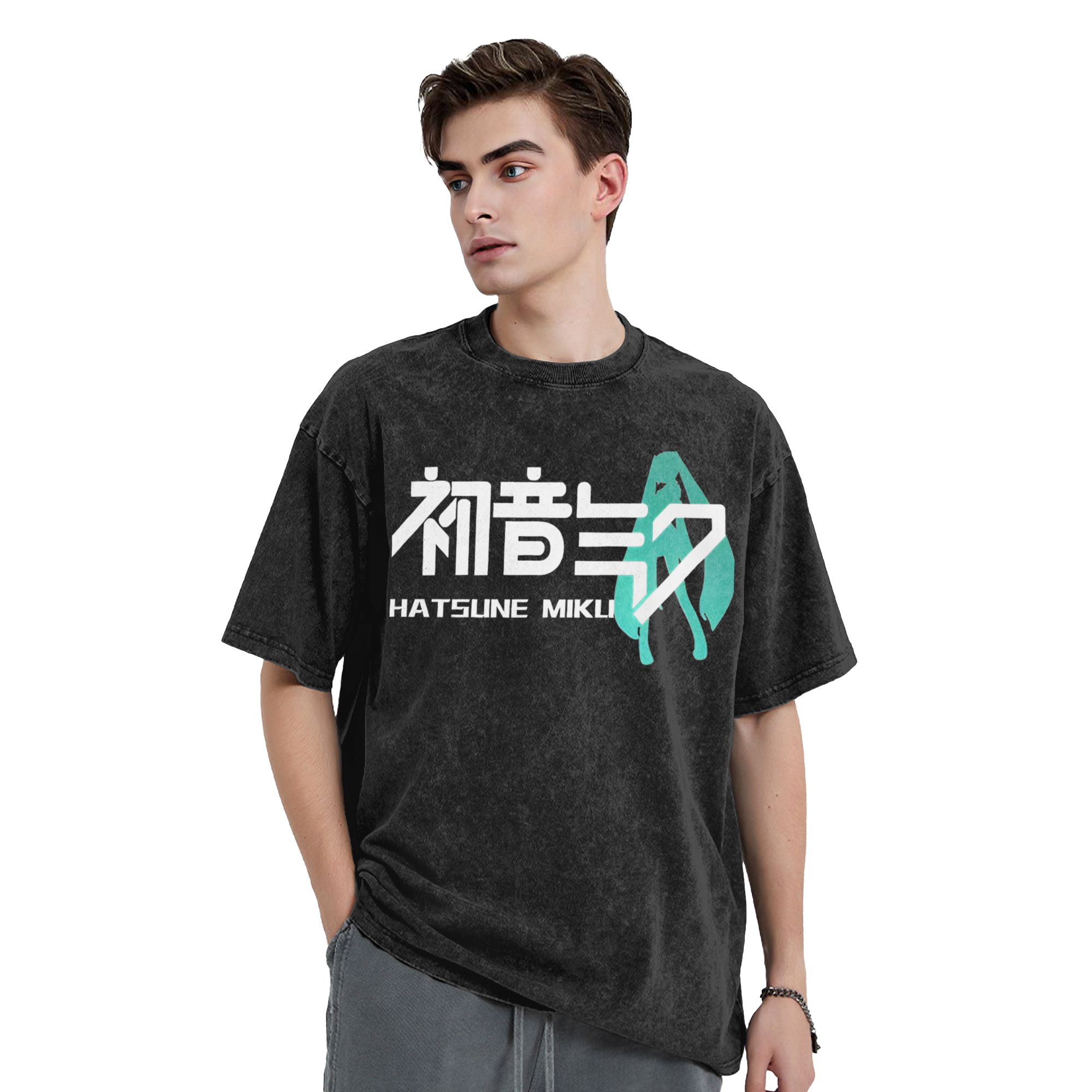 Футболка Miku Virtual Idol для – обзор и цена Summer Clothing H&M