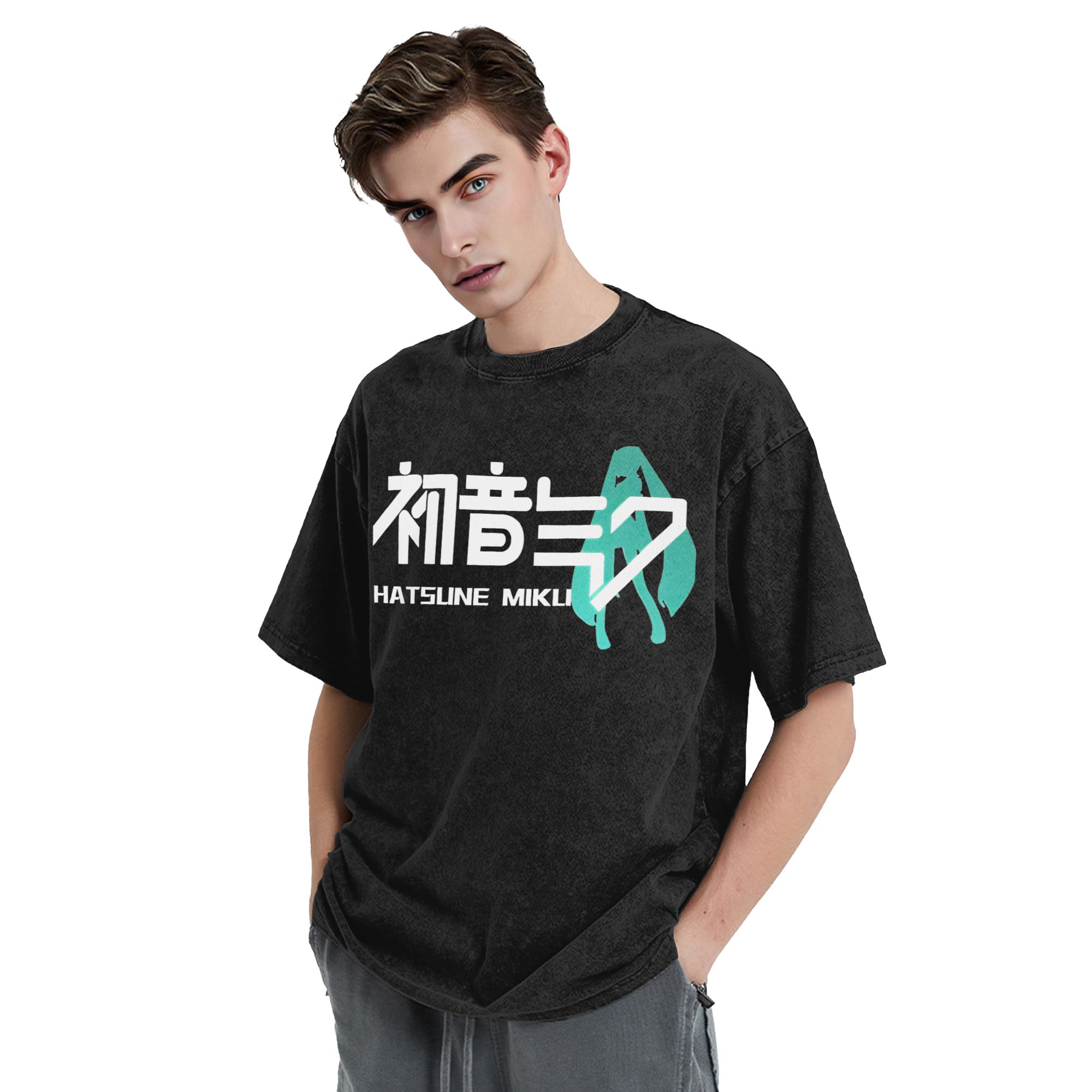 Футболка Miku Virtual Idol для – обзор и цена Summer Clothing H&M