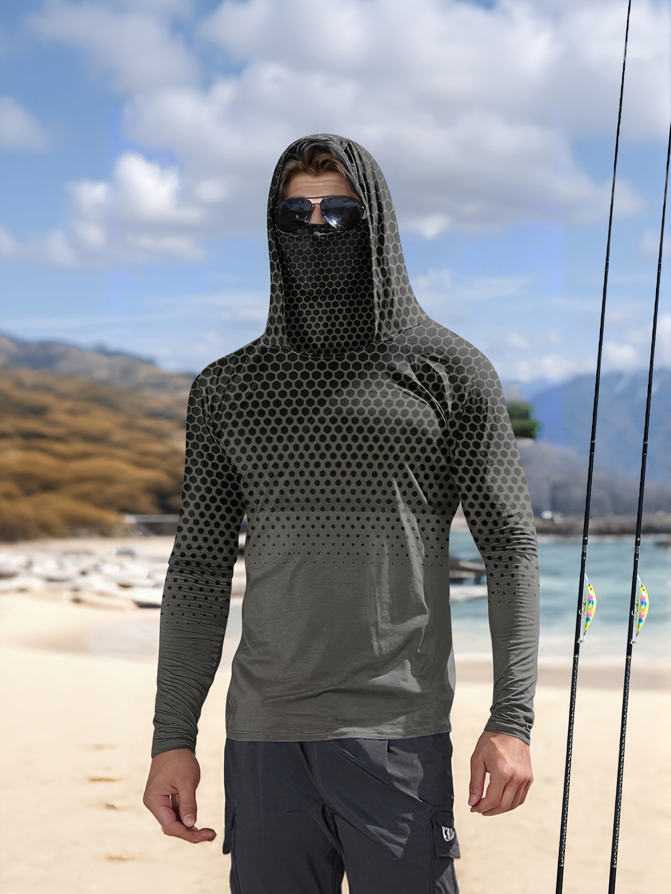 Мужская рубашка с капюшоном дл – обзор и цена Summer Clothing Mens
