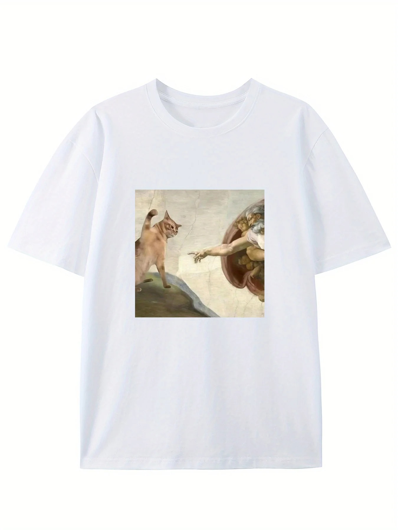 Креативная футболка с котом в  – обзор и цена Summer Renaissance Clothing
