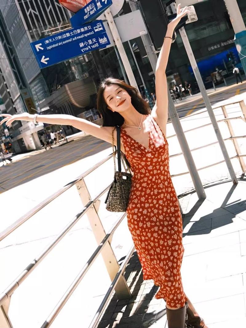 Женское платье миди с драпиров – обзор и цена Summer Clothing H&M