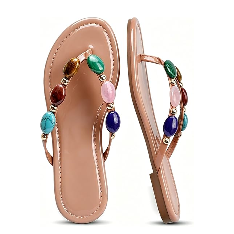 Новые женские летние шлепанцы  – обзор и цена Flip Flop Jeweled
